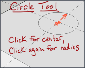 Sketchup Circle Tool