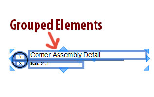 grouped elements