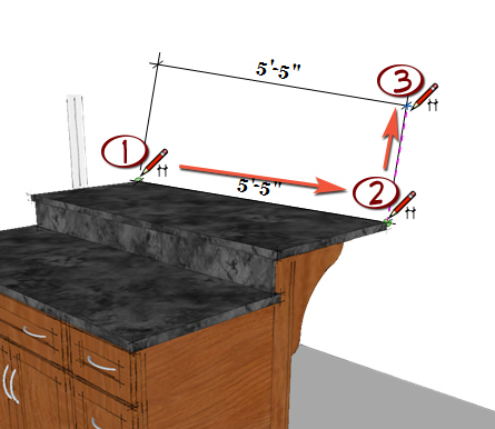 LayOut Dimension perspective