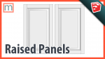 Raised panel door in SketchUp